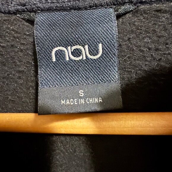 Nau Men's Gray Button Front Hoodie Long Sleeve Pullover - Small - Picture 4 of 4